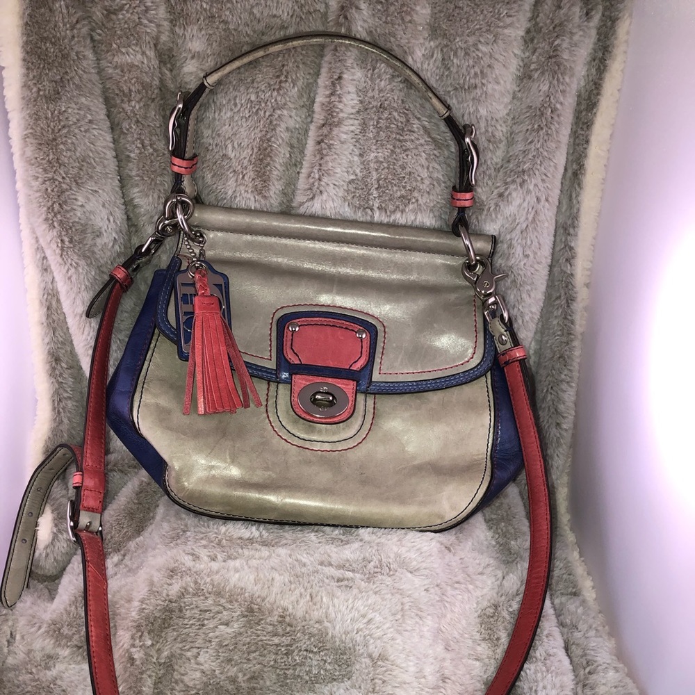 Coach leather crossbody bag